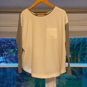 LOFT pocketed blouse